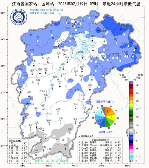 江西今日雨水在线气温下滑 南昌九江等局地将现大到暴雨